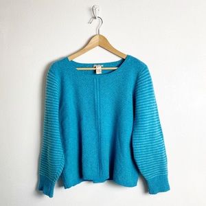 Sundance Turquoise Blue Lambswool Sweater